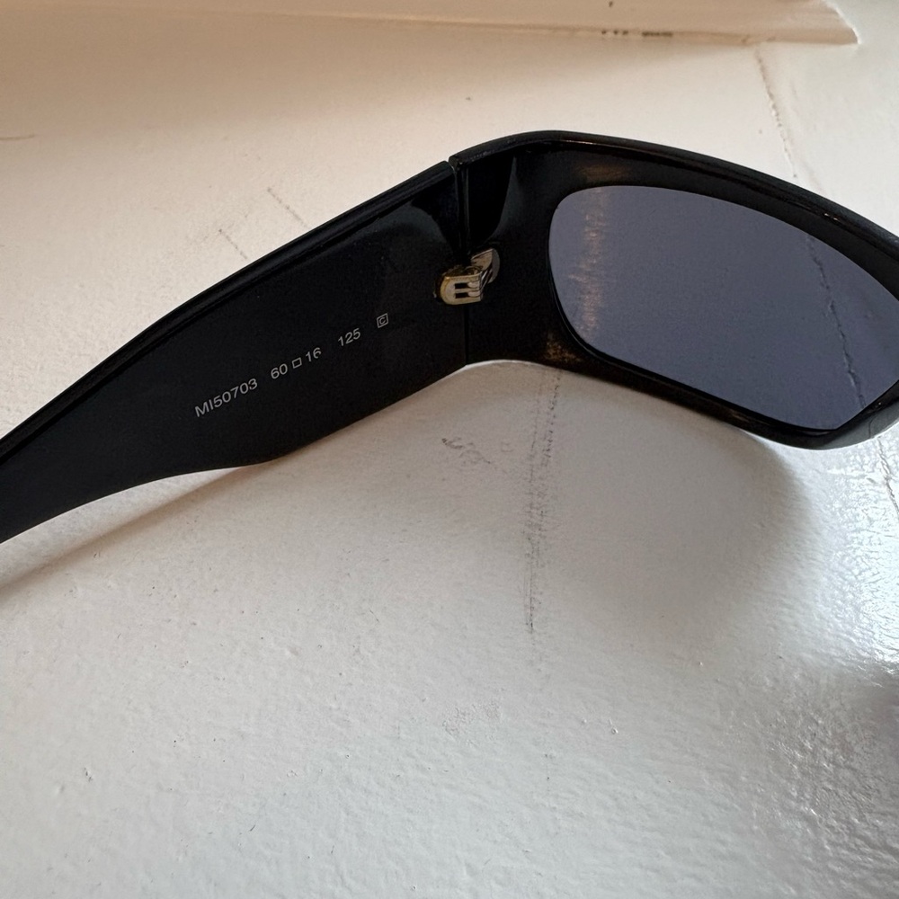 Missoni Black Rectangular Shield Sunglasses - Picture 6 of 10